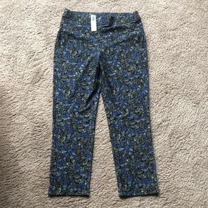 Chicos travelers printed crepe ankle pant